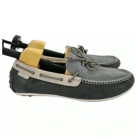 Cole haan grand OS mens driving flats 11 multicolored suede boatshoes loafers